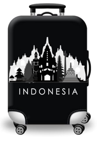 wxlmom Kofferschutzhülle M Schwarz Waschbar,Suitcase Cover Für Kinder Und Erwachsene,Elastischer Spandex-Koffer-Protector,Koffer-Abdeckungen von wxlmom