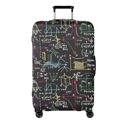 wxlmom Kofferschutzhülle M Schwarz Waschbar,Suitcase Cover Für Kinder Und Erwachsene,Elastischer Spandex-Koffer-Protector,Koffer-Abdeckungen von wxlmom