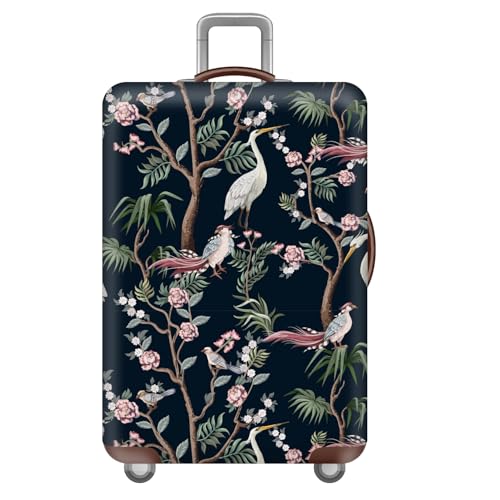 wxlmom Kofferschutzhülle M Tierblätter Waschbar,Suitcase Cover Für Kinder Und Erwachsene,Elastischer Spandex-Koffer-Protector,Koffer-Abdeckungen von wxlmom