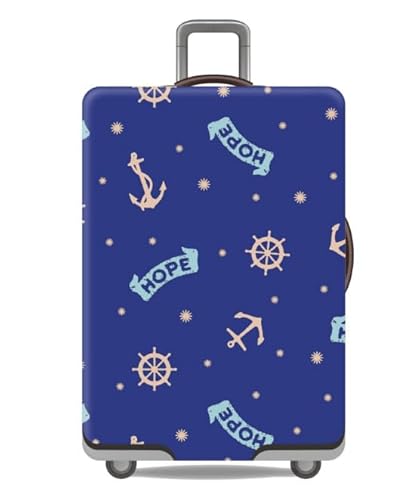 wxlmom Kofferschutzhülle S Dunkelblau Waschbar,Suitcase Cover Für Kinder Und Erwachsene,Elastischer Spandex-Koffer-Protector,Koffer-Abdeckungen von wxlmom