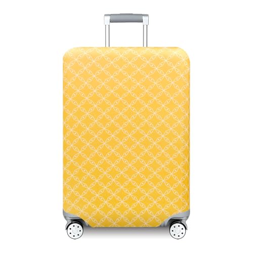 wxlmom Kofferschutzhülle S Gelb Waschbar,Suitcase Cover Für Kinder Und Erwachsene,Elastischer Spandex-Koffer-Protector,Koffer-Abdeckungen von wxlmom