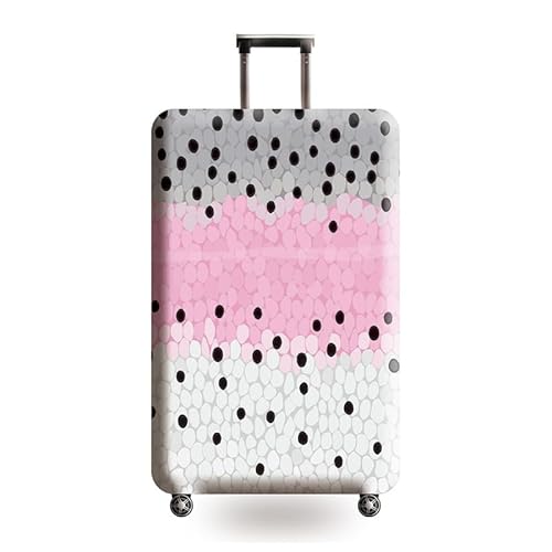 wxlmom Kofferschutzhülle S Grau, Pink, Weiß Waschbar,Suitcase Cover Für Kinder Und Erwachsene,Elastischer Spandex-Koffer-Protector,Koffer-Abdeckungen von wxlmom