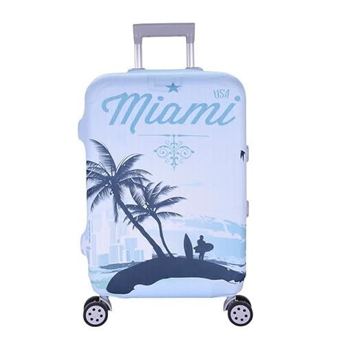 wxlmom Kofferschutzhülle S Kokosbaum Waschbar,Suitcase Cover Für Kinder Und Erwachsene,Elastischer Spandex-Koffer-Protector,Koffer-Abdeckungen von wxlmom