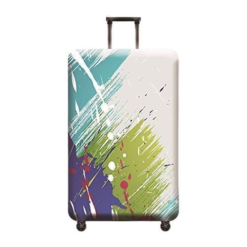 wxlmom Kofferschutzhülle S Lila, Grün, Weiß Waschbar,Suitcase Cover Für Kinder Und Erwachsene,Elastischer Spandex-Koffer-Protector,Koffer-Abdeckungen von wxlmom
