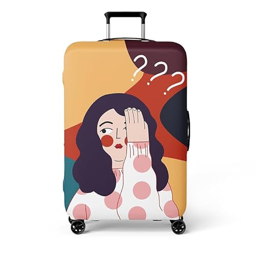 wxlmom Kofferschutzhülle S Mädchen Waschbar,Suitcase Cover Für Kinder Und Erwachsene,Elastischer Spandex-Koffer-Protector,Koffer-Abdeckungen von wxlmom