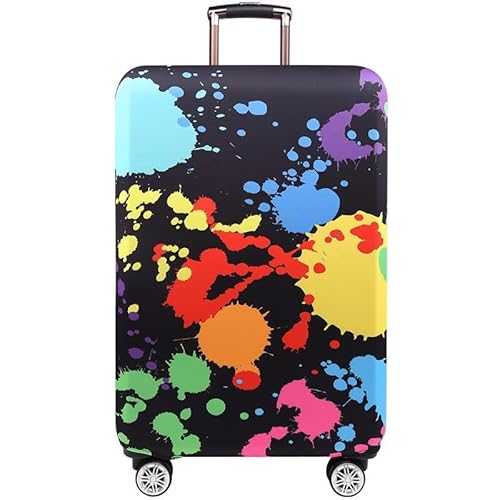 wxlmom Kofferschutzhülle S Pigmentschwarz Waschbar,Suitcase Cover Für Kinder Und Erwachsene,Elastischer Spandex-Koffer-Protector,Koffer-Abdeckungen von wxlmom