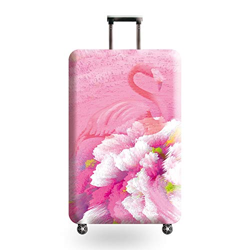 wxlmom Kofferschutzhülle S Rosa Flamingos Waschbar,Suitcase Cover Für Kinder Und Erwachsene,Elastischer Spandex-Koffer-Protector,Koffer-Abdeckungen von wxlmom