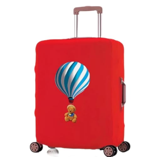 wxlmom Kofferschutzhülle S Roter Ballon Waschbar,Suitcase Cover Für Kinder Und Erwachsene,Elastischer Spandex-Koffer-Protector,Koffer-Abdeckungen von wxlmom