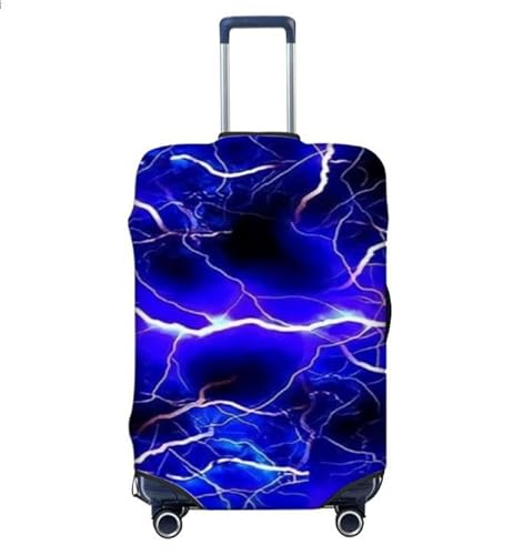 wxlmom Kofferschutzhülle S Schwarz Blau Waschbar,Suitcase Cover Für Kinder Und Erwachsene,Elastischer Spandex-Koffer-Protector,Koffer-Abdeckungen von wxlmom