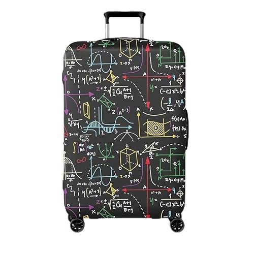 wxlmom Kofferschutzhülle S Schwarz Waschbar,Suitcase Cover Für Kinder Und Erwachsene,Elastischer Spandex-Koffer-Protector,Koffer-Abdeckungen von wxlmom
