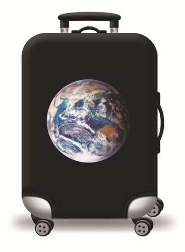 wxlmom Kofferschutzhülle S Schwarz Waschbar,Suitcase Cover Für Kinder Und Erwachsene,Elastischer Spandex-Koffer-Protector,Koffer-Abdeckungen von wxlmom