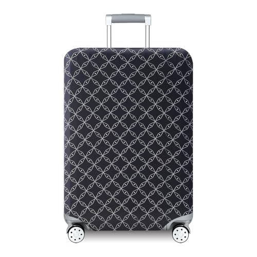 wxlmom Kofferschutzhülle S Schwarz Waschbar,Suitcase Cover Für Kinder Und Erwachsene,Elastischer Spandex-Koffer-Protector,Koffer-Abdeckungen von wxlmom