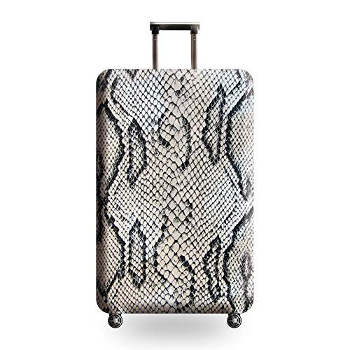 wxlmom Kofferschutzhülle S Schwarz Weiß Waschbar,Suitcase Cover Für Kinder Und Erwachsene,Elastischer Spandex-Koffer-Protector,Koffer-Abdeckungen von wxlmom