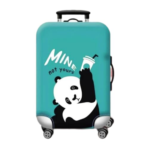 wxlmom Kofferschutzhülle S Schwarzer Panda Waschbar,Suitcase Cover Für Kinder Und Erwachsene,Elastischer Spandex-Koffer-Protector,Koffer-Abdeckungen von wxlmom