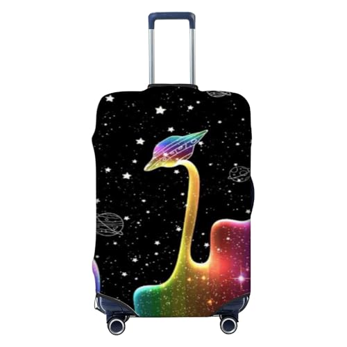 wxlmom Kofferschutzhülle S Schwarzer Stern Waschbar,Suitcase Cover Für Kinder Und Erwachsene,Elastischer Spandex-Koffer-Protector,Koffer-Abdeckungen von wxlmom