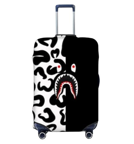 wxlmom Kofferschutzhülle S Weiß Schwarz Waschbar,Suitcase Cover Für Kinder Und Erwachsene,Elastischer Spandex-Koffer-Protector,Koffer-Abdeckungen von wxlmom