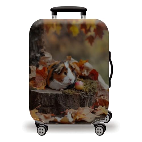 wxlmom Kofferschutzhülle XL Braune Tiere Waschbar,Suitcase Cover Für Kinder Und Erwachsene,Elastischer Spandex-Koffer-Protector,Koffer-Abdeckungen von wxlmom