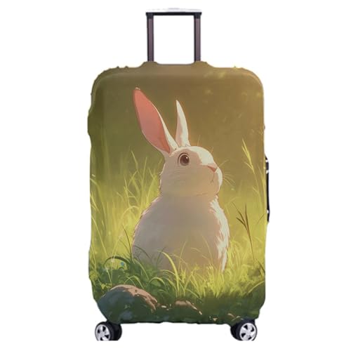 wxlmom Kofferschutzhülle XL Cartoon Kaninchen Waschbar,Suitcase Cover Für Kinder Und Erwachsene,Elastischer Spandex-Koffer-Protector,Koffer-Abdeckungen von wxlmom
