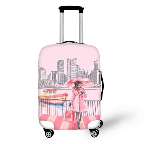 wxlmom Kofferschutzhülle XL Regenschirm Mädchen Waschbar,Suitcase Cover Für Kinder Und Erwachsene,Elastischer Spandex-Koffer-Protector,Koffer-Abdeckungen von wxlmom