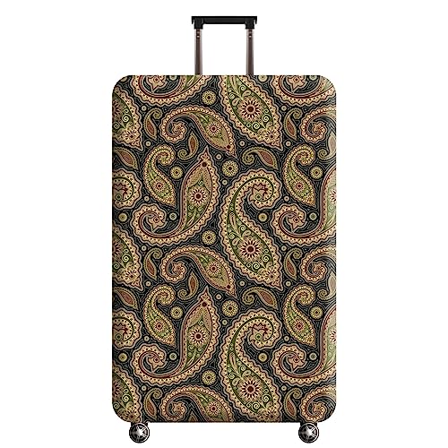 wxlmom Kofferschutzhülle XL Retro Muster Waschbar,Suitcase Cover Für Kinder Und Erwachsene,Elastischer Spandex-Koffer-Protector,Koffer-Abdeckungen von wxlmom