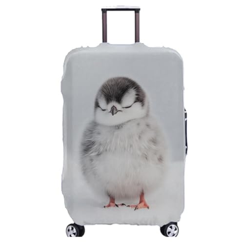 wxlmom Kofferschutzhülle XL Schwarz Und Weiß Waschbar,Suitcase Cover Für Kinder Und Erwachsene,Elastischer Spandex-Koffer-Protector,Koffer-Abdeckungen von wxlmom