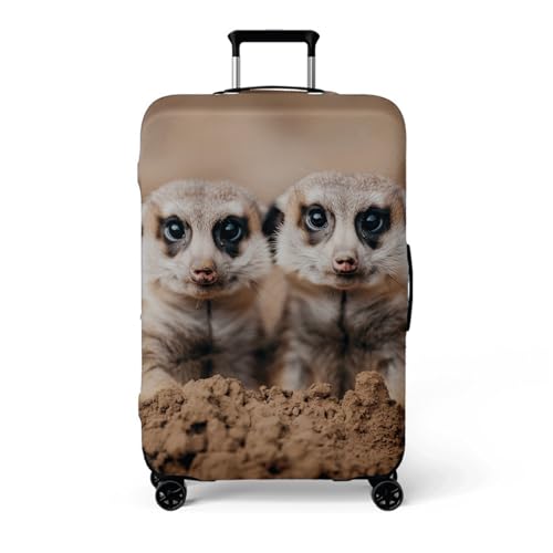 wxlmom Kofferschutzhülle XL Seltsame Tiere Waschbar,Suitcase Cover Für Kinder Und Erwachsene,Elastischer Spandex-Koffer-Protector,Koffer-Abdeckungen von wxlmom