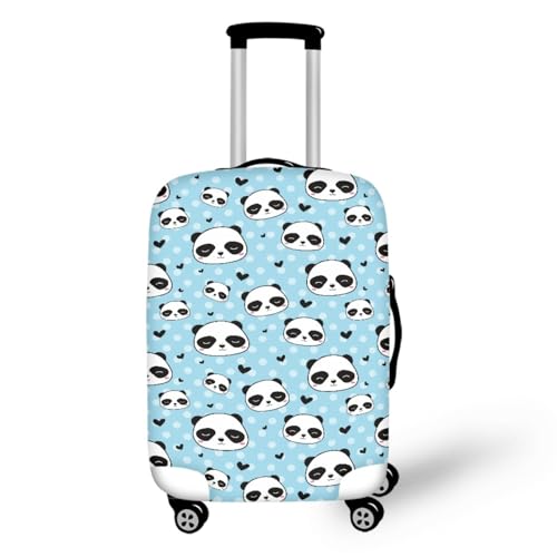 wxlmom Kofferschutzhülle XL Tier Panda Waschbar,Suitcase Cover Für Kinder Und Erwachsene,Elastischer Spandex-Koffer-Protector,Koffer-Abdeckungen von wxlmom
