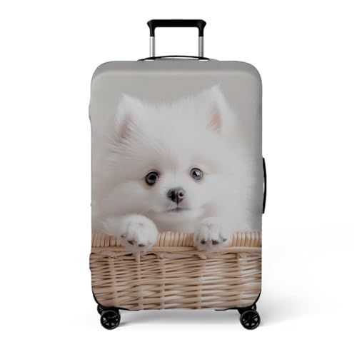 wxlmom Kofferschutzhülle XL Weiße Tiere Waschbar,Suitcase Cover Für Kinder Und Erwachsene,Elastischer Spandex-Koffer-Protector,Koffer-Abdeckungen wxlmom Kofferschutzhülle XL Weiße Tiere Waschbar,Suitcase Cover Für Kinder Und Erwachsene,Elastischer Spandex-Koffer-Protector,Koffer-Abdeckungen von wxlmom