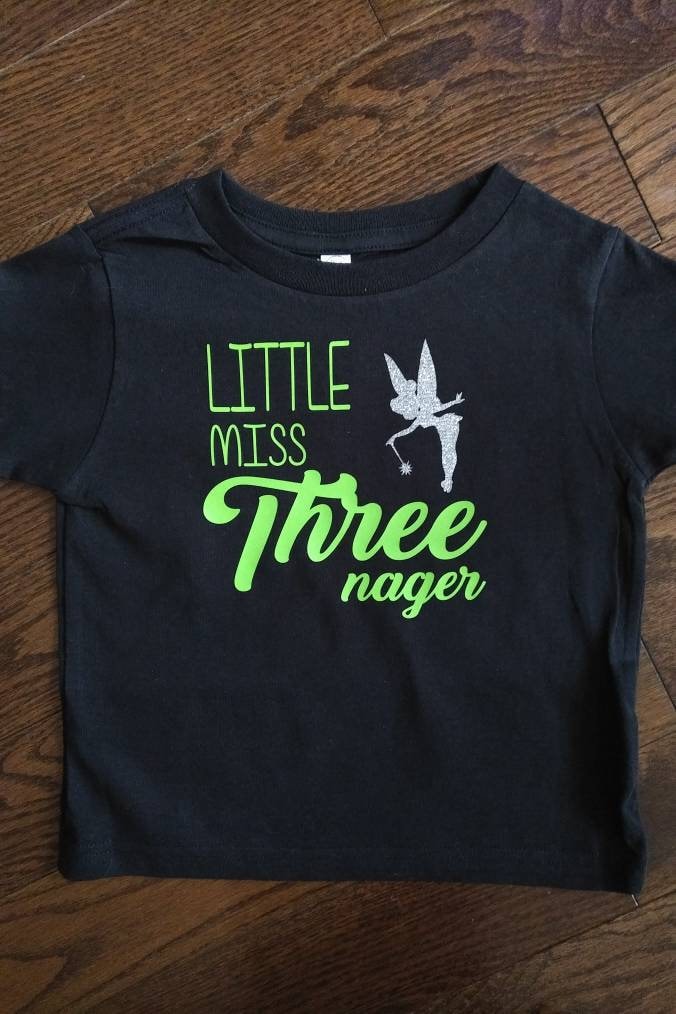Kleine Miss Threenager Shirt | Dritter Geburtstag Shirt von xBMcDesigns