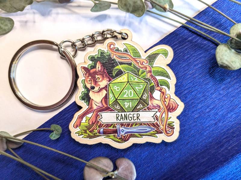 Ranger Pen & Paper Keychain/Pnp Keychain Dnd von xBluexMoon