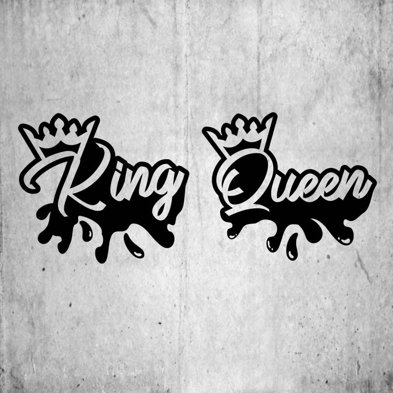 2 Bügelbilder King Und Queen 2 Bügelbilder King Und Queen von xDigitalArtShopx