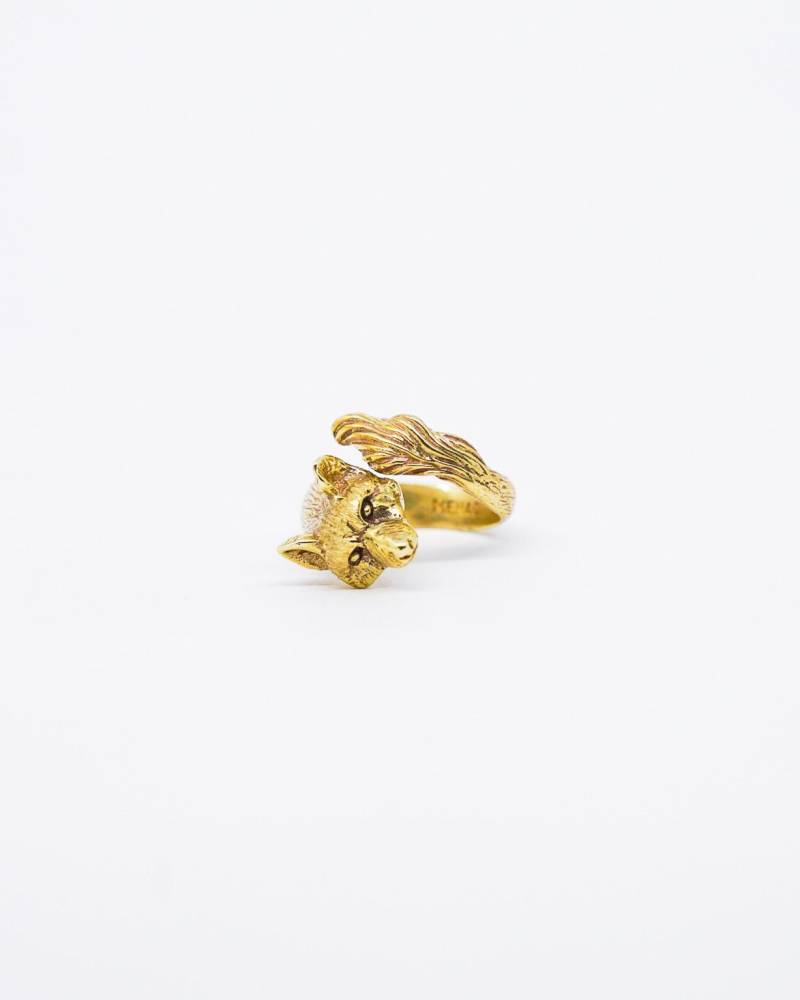 "Kleiner "Foxy" Ring Aus Messing." Fuchs Totem Ring von xMehadi