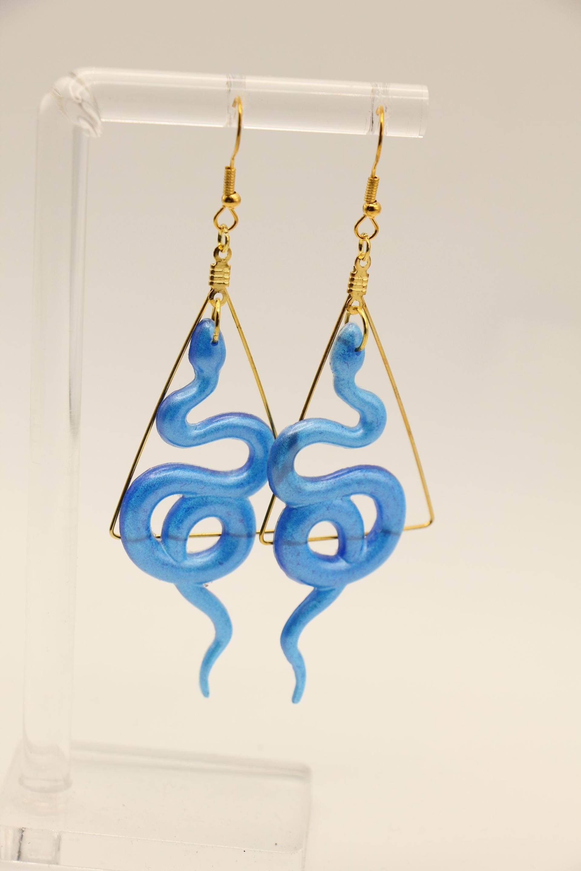 Ohrringe Mit Schlangen Und Metallornament von xMuffinsMakery