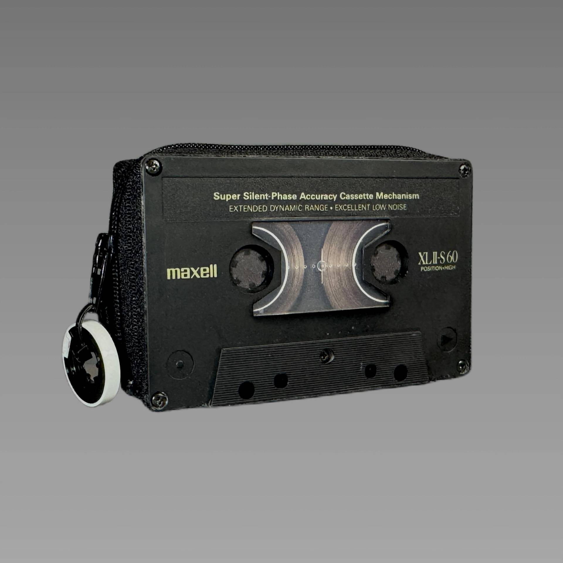 Retro Geldbörse in Schwarz - Handgefertigt Aus Einer Recycelten Audiokassette Retro Geldbörse in Schwarz - Handgefertigt Aus Einer Recycelten Audiokassette von xRETRODESiGNx