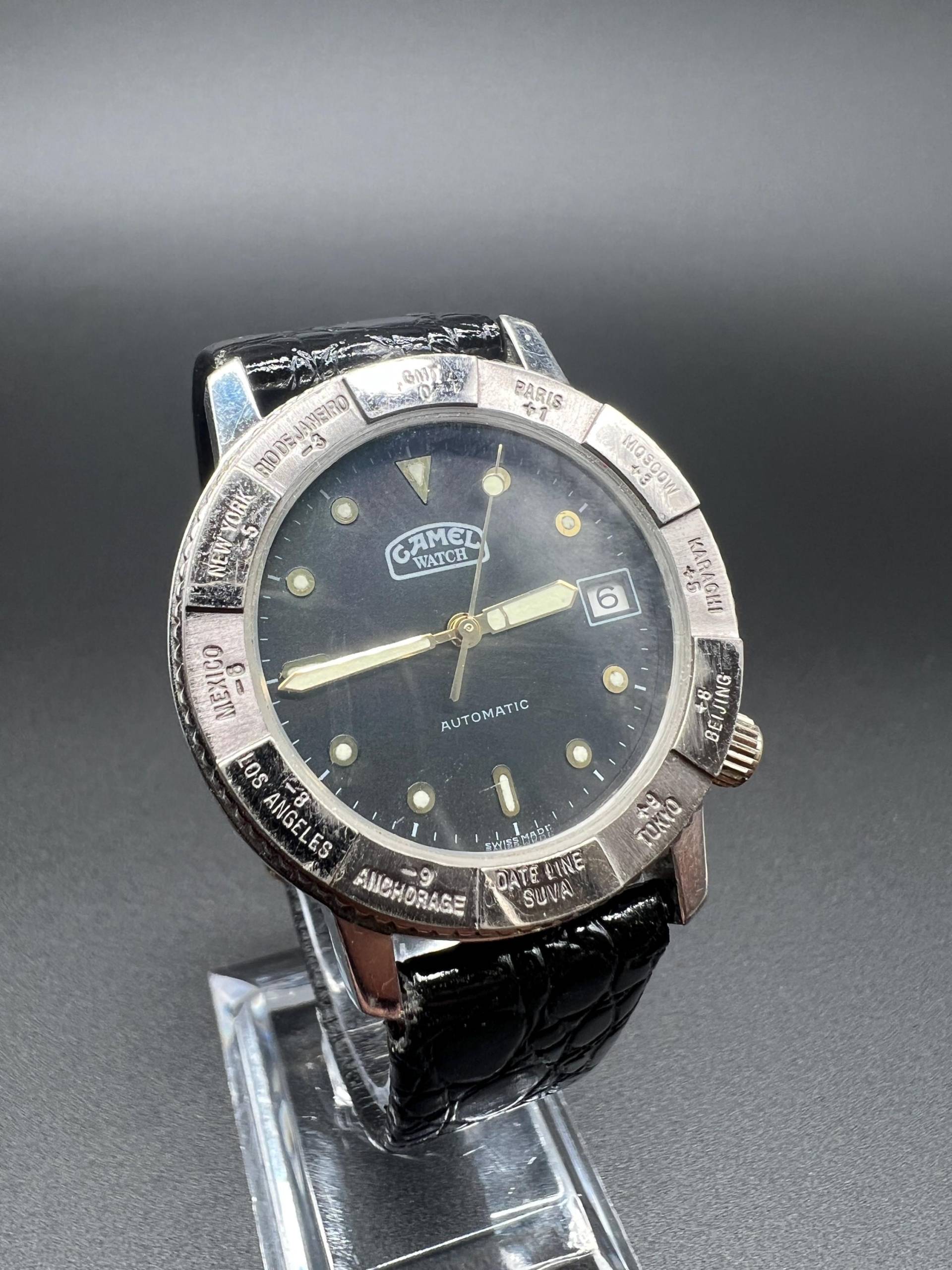 Camel Trophy Diver Automatic Herrenuhr Vintage Watch Swiss Made von xVintaqe