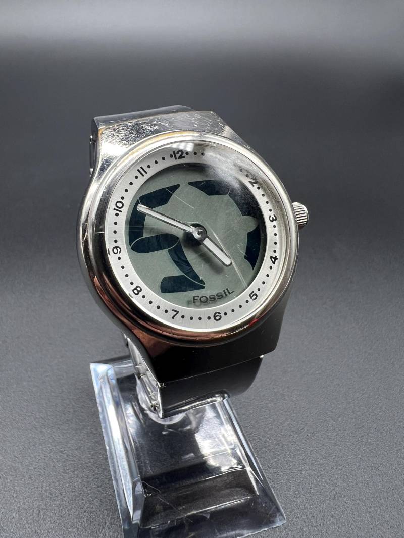 Fossil Big Tic Vintage Uhr Jr-7887 Stahl Damenuhr Digital von xVintaqe