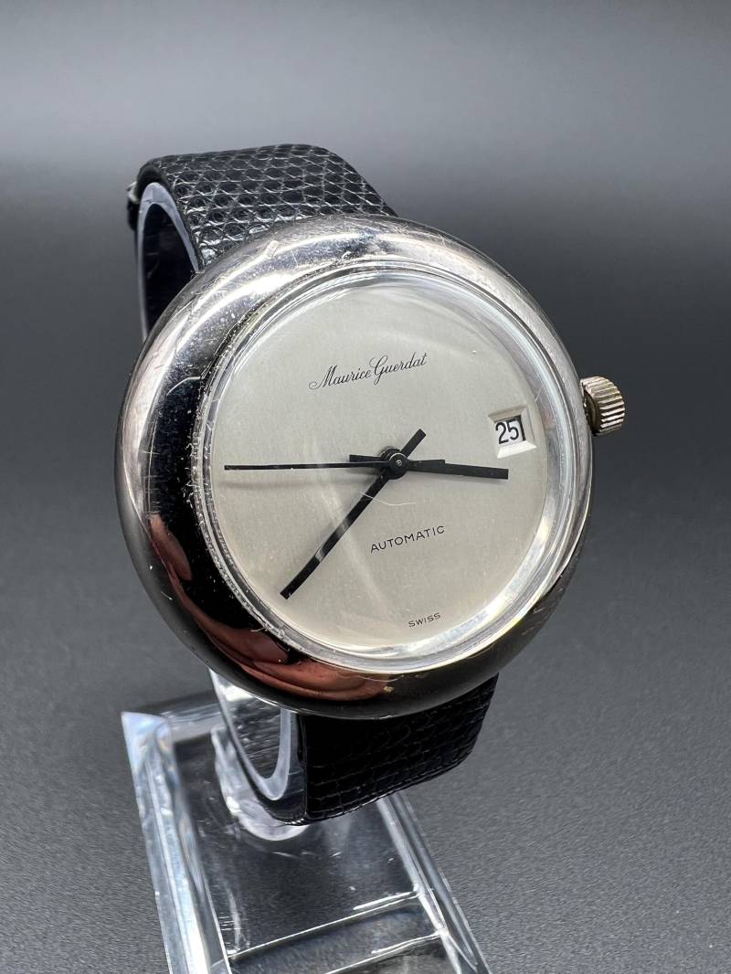 Maurice Guerdat Automatic Nos Swiss Made Vintage Damenuhr Watch Silver 1970Er von xVintaqe