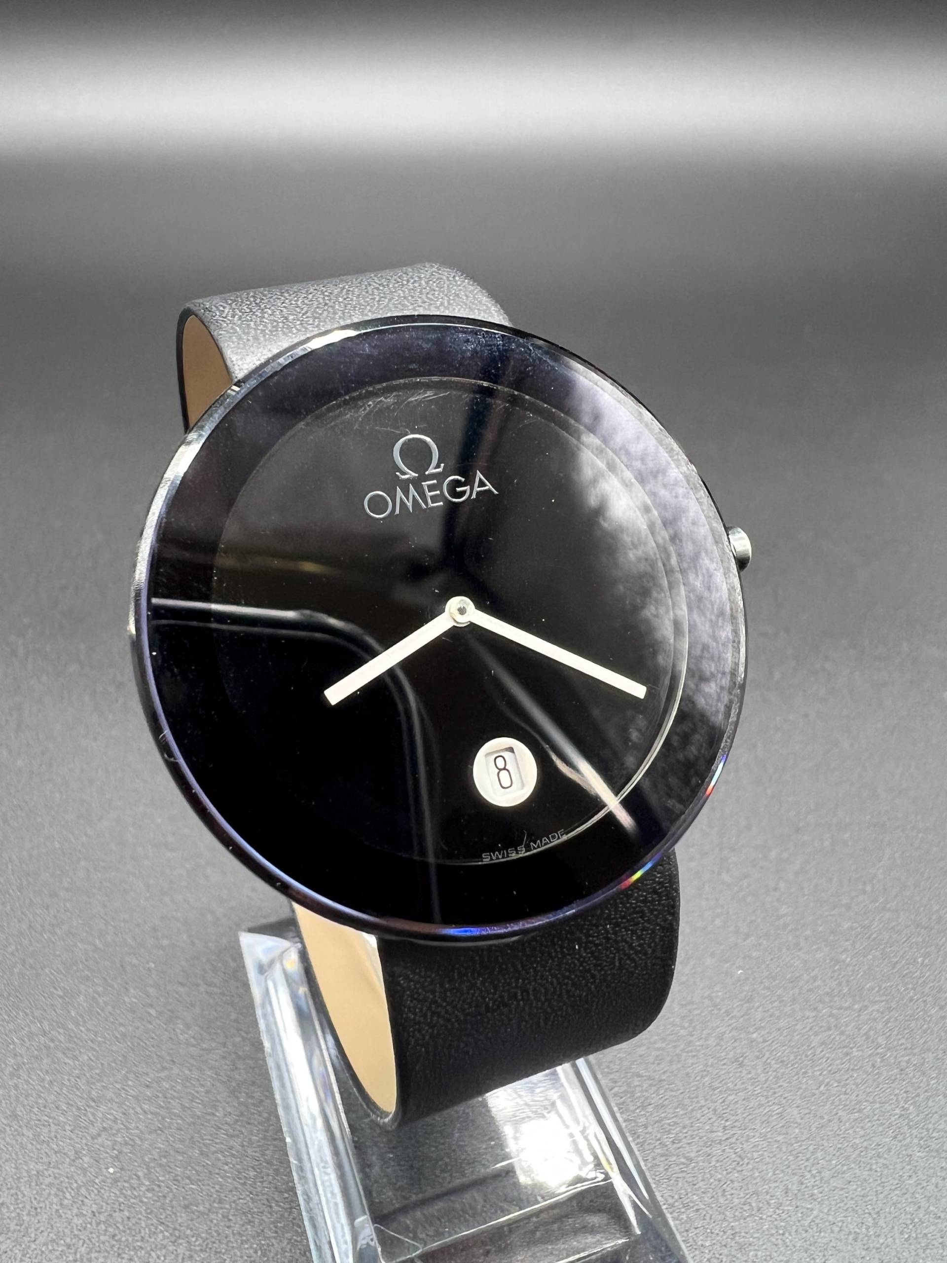 Omega Art Collection Max Bill 40mm 1987 Vintage Uhr Swiss Made von xVintaqe