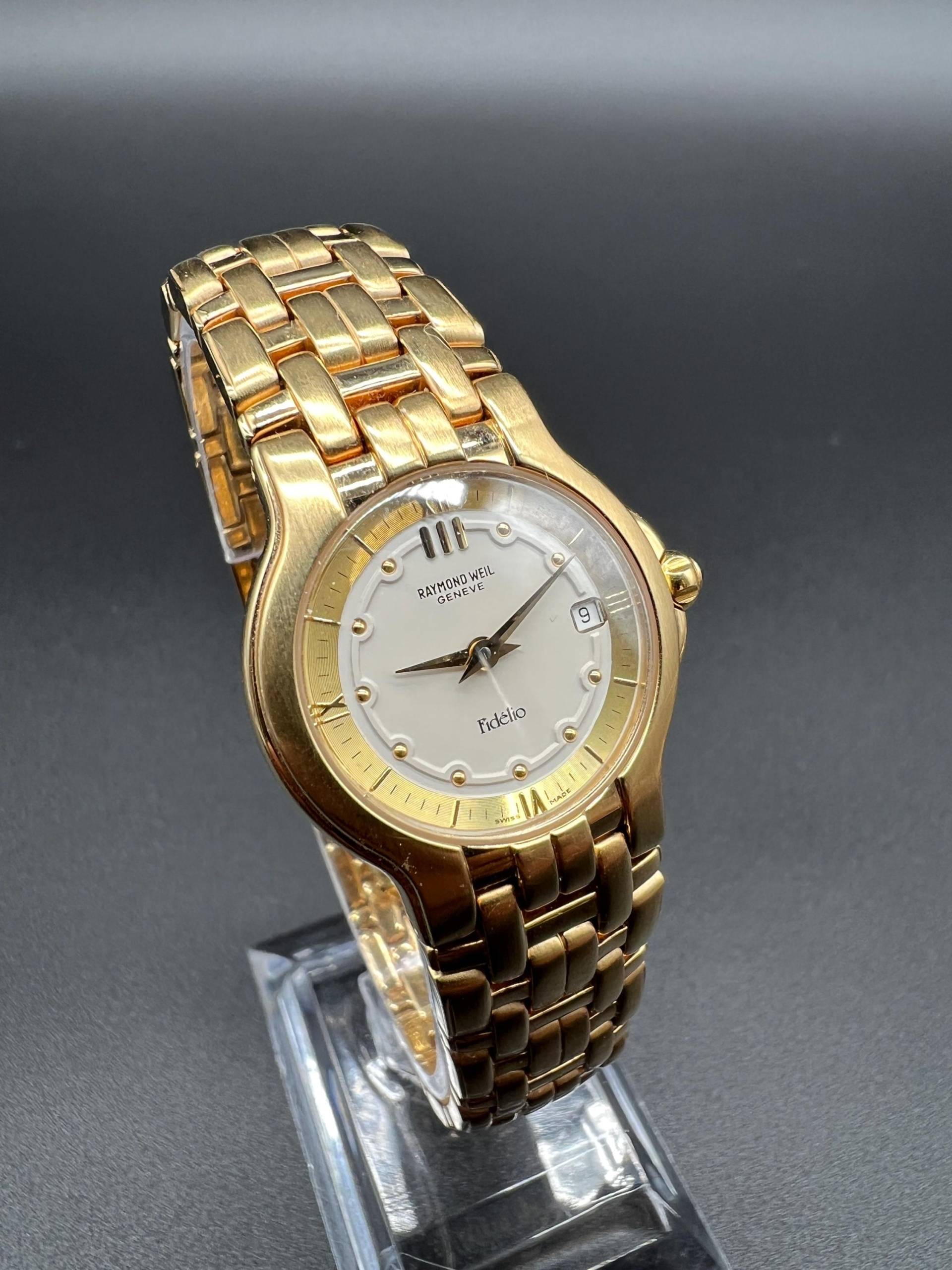 Raymond Weil Geneve Fidelio Swiss Made Damenuhr 18K Gold Plated 26mm Vintage Watch von xVintaqe
