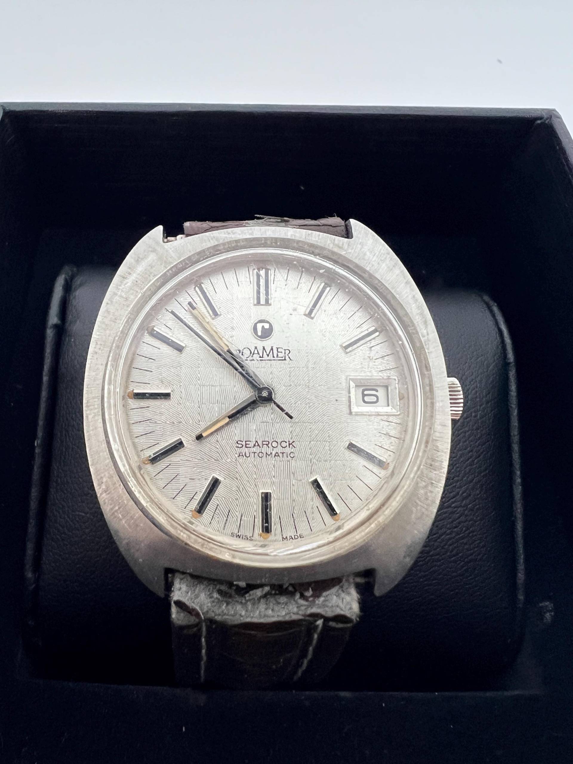 Roamer Searock Automatic Ref. 522-2120.327 Vintage Rare Pixel Silver Herrenuhr von xVintaqe