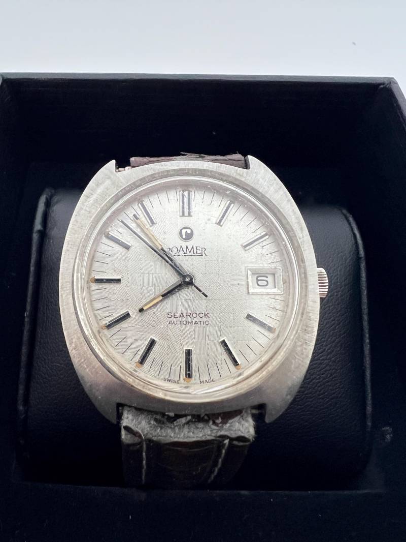 Roamer Searock Automatic Ref. 522-2120.327 Vintage Rare Pixel Silver Herrenuhr von xVintaqe