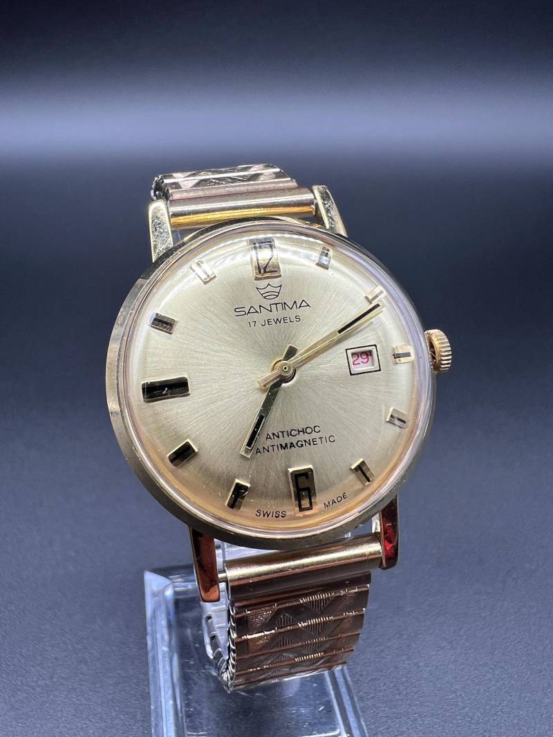 Santima Vintage Swiss Made Uhr Super Zustand 17 Jewels Mechanisch von xVintaqe