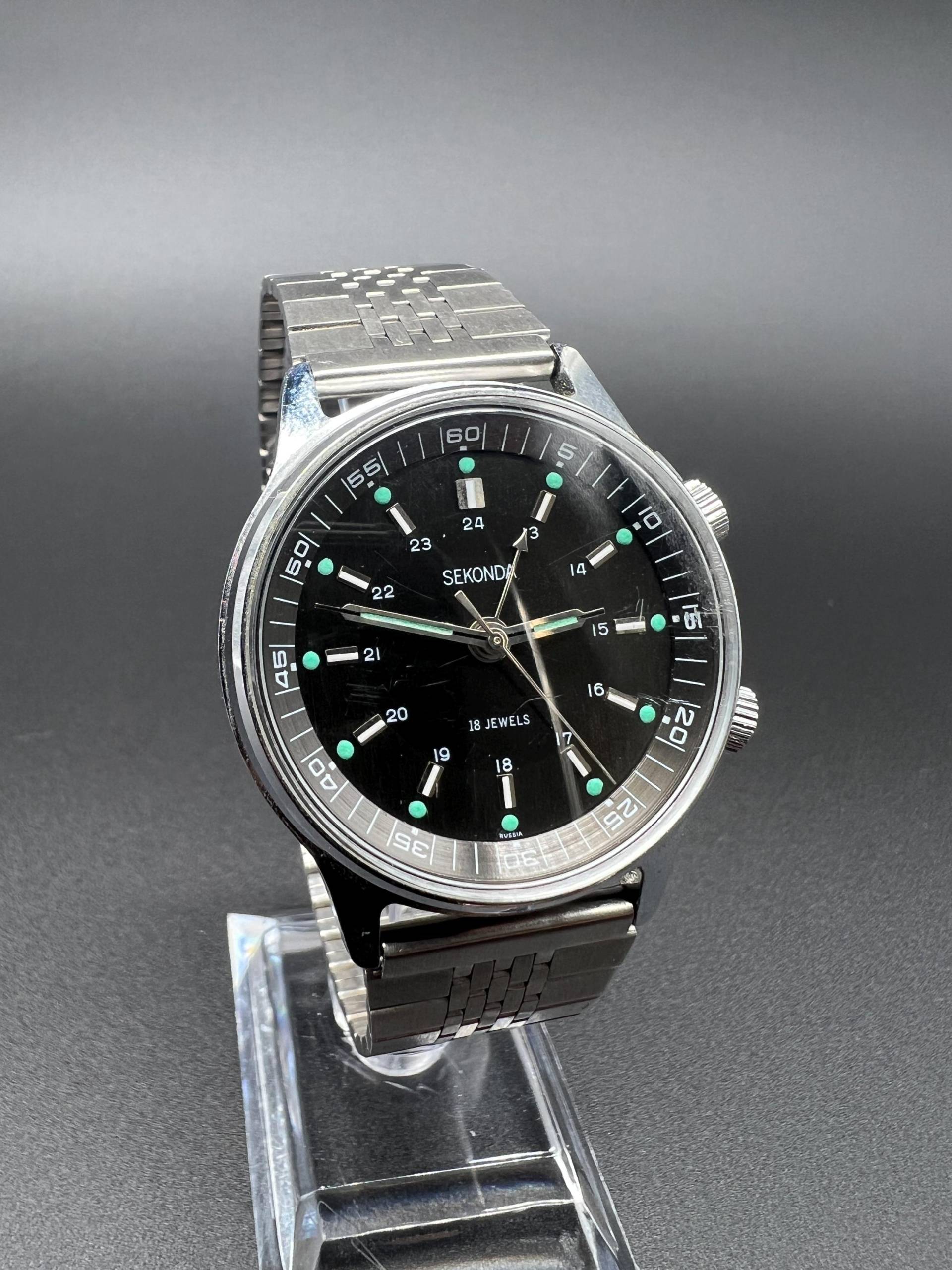 Sekonda Poljot Udssr Vintage Watch Mechanisch 18 Jewels Stahl von xVintaqe