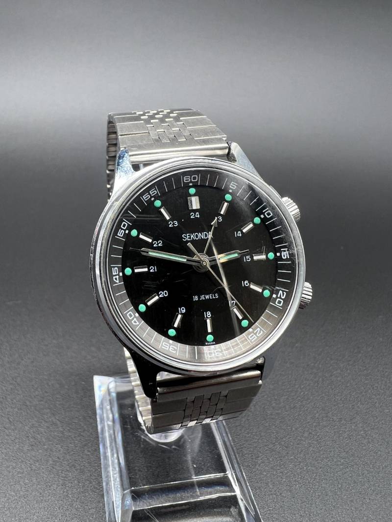 Sekonda Poljot Udssr Vintage Watch Mechanisch 18 Jewels Stahl von xVintaqe