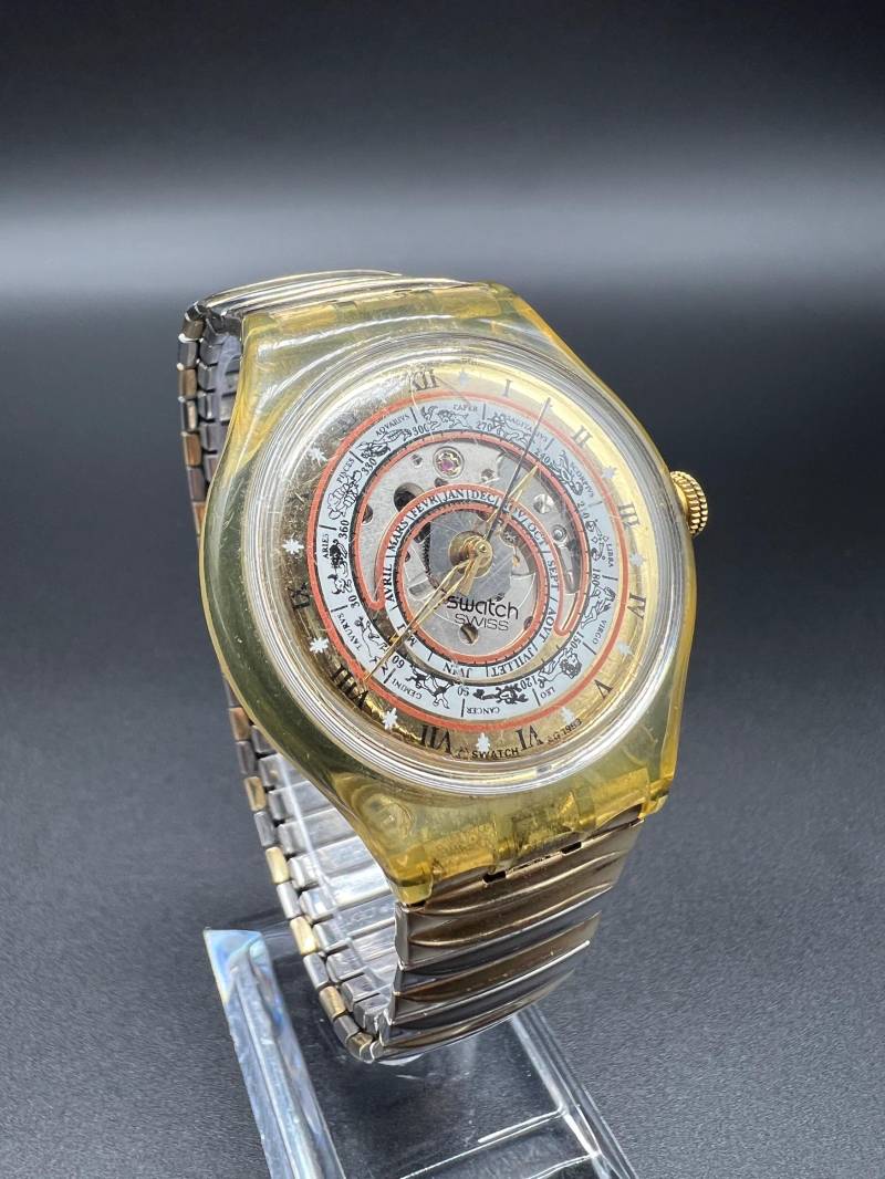 Swatch Automatik Serti Misterieux Uhr 1990Er Swiss Made Vintage Watch von xVintaqe