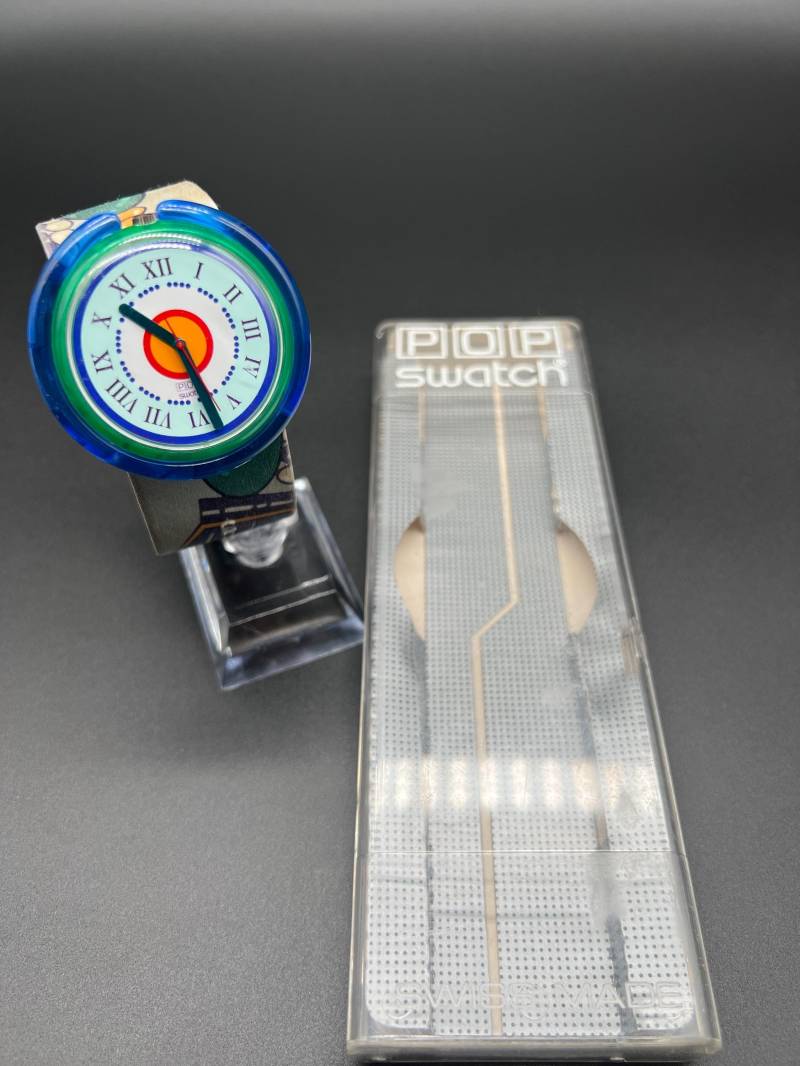 Swatch Pop Perles De Folie Pwg100 Vintage Swiss Made Mit Verpackung Damenuhr Watch von xVintaqe