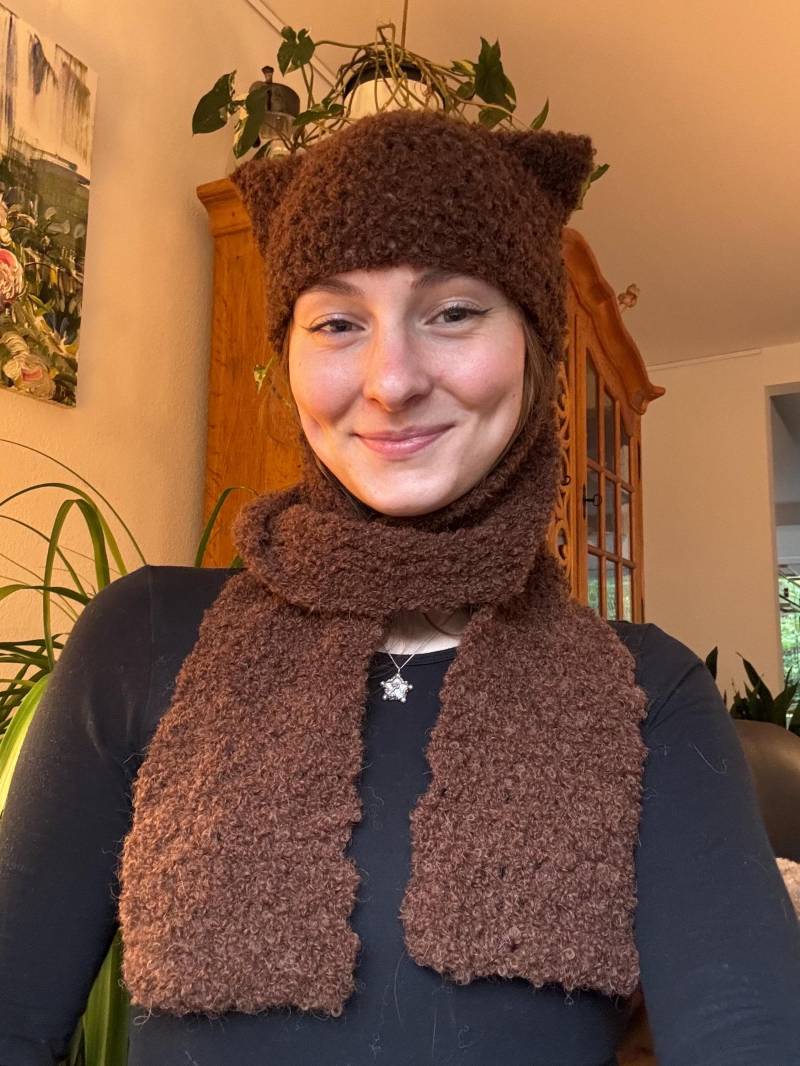 Bouclé Kitty Scarf von xallua