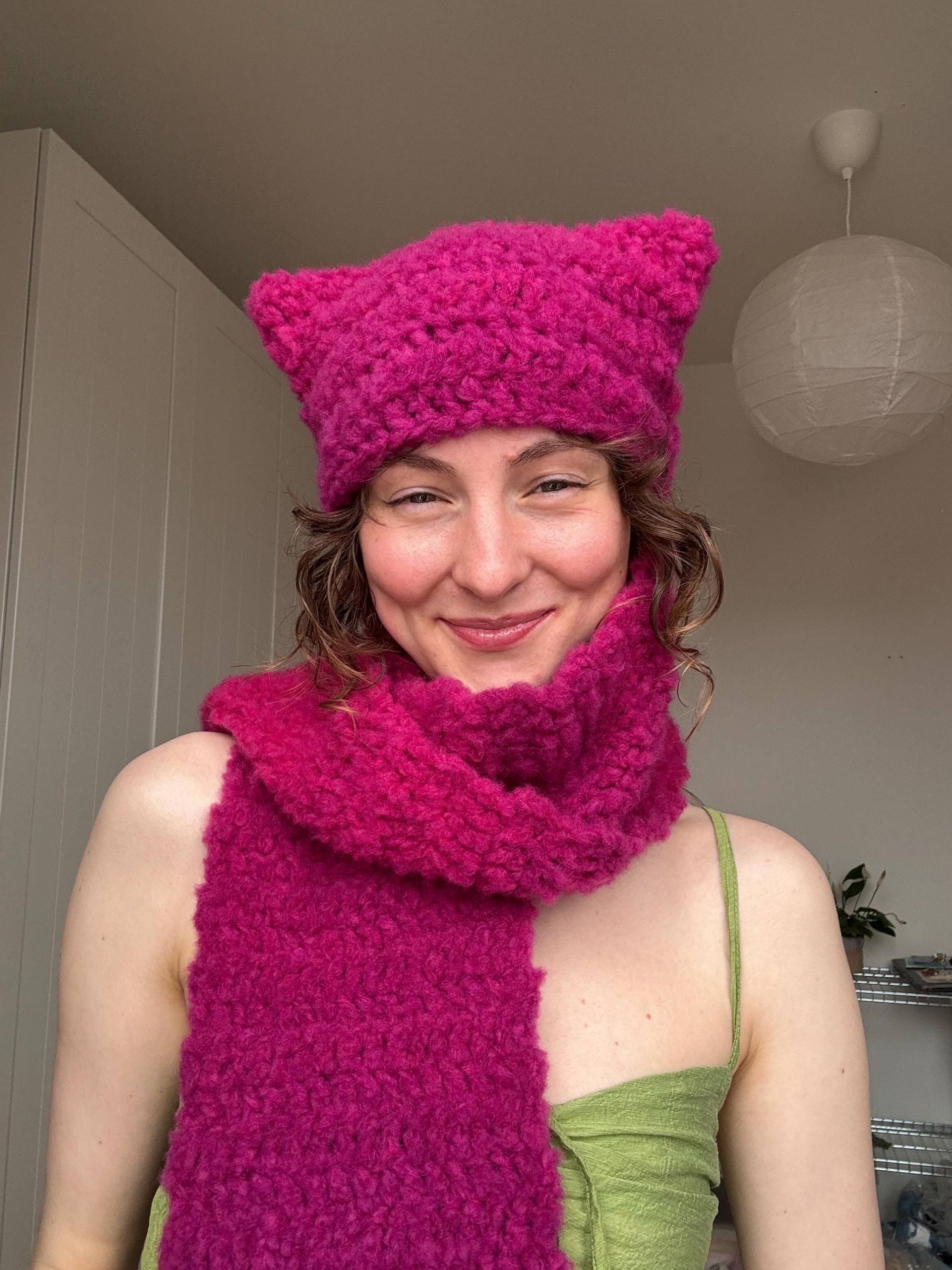 Pink Kitty Scarf von xallua