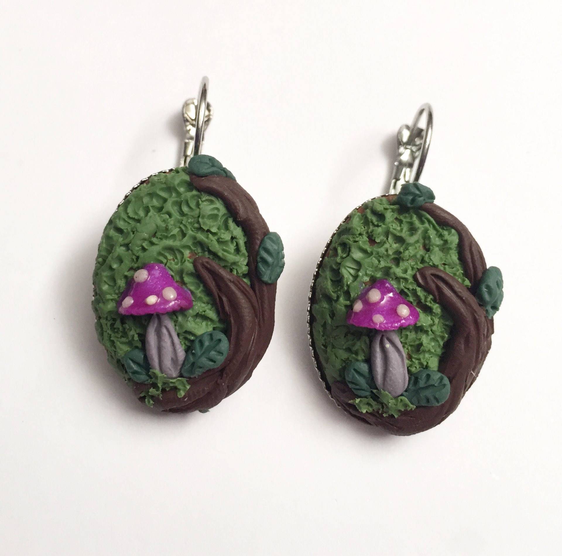 Waldohrringe, Polymerton, Naturohrringe, Weihnachtsgeschenk, Personalisiertes Geschenk, Handgefertigt. Weihnachtsgeschenk Für Sie, Rustikal Waldohrringe, Polymerton, Naturohrringe, Weihnachtsgeschenk, Personalisiertes Geschenk, Handgefertigt. Weihnachtsgeschenk Für Sie, Rustikal von xannachip