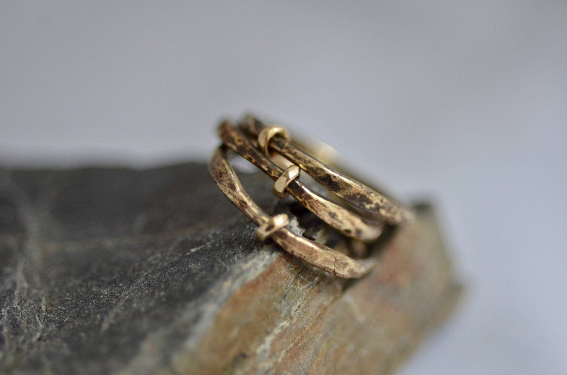 Designer-Schmuck Gelber Anel-Ring von xavierbcreation